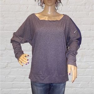 Nike Dri-Fit Epic Crewneck Uptown Pullover Shirt Top Dolman Sleeves Sz Large EUC